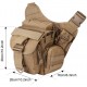 СУМКА НАПЛЕЧНАЯ Tactical Utility Side Shoulder Carrier Od, BK, CB, MC [ACM]